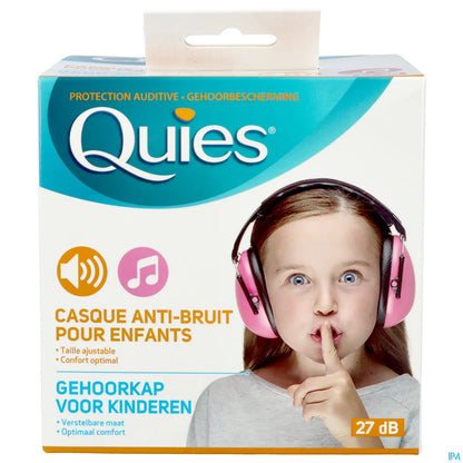 Casque Anti-Bruit Protection Auditive Enfants Rose