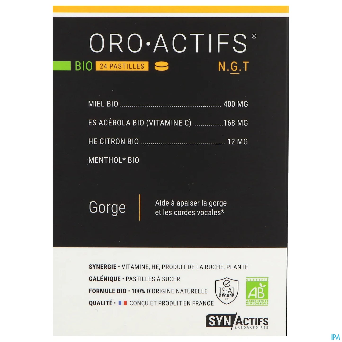 Synactifs OroActifs Bio 24 Pastiglie