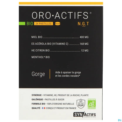 Synactifs OroActifs Bio 24 Pastiglie