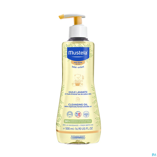 Olio detergente per bambini per pelle secca 500 ml
