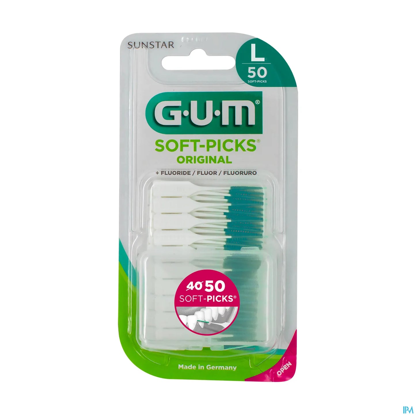 GUM Soft Picks Original Large Interdental Stick 50 unità