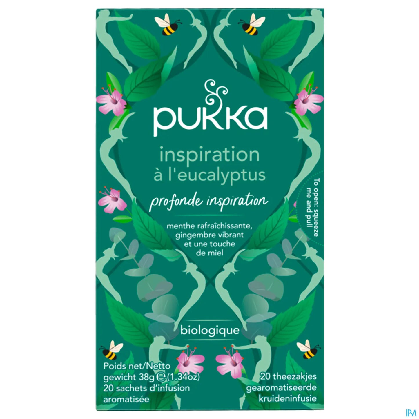 Infuso di eucalipto biologico Inspiration 20 bustine