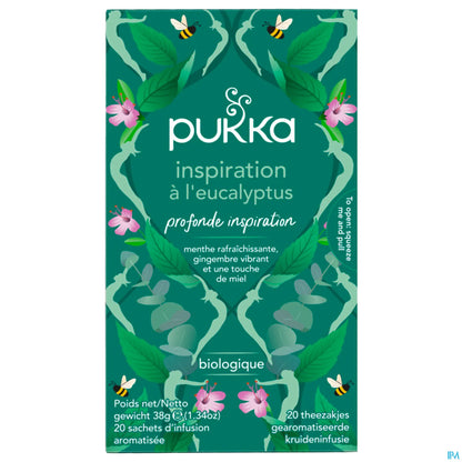 Infuso di eucalipto biologico Inspiration 20 bustine