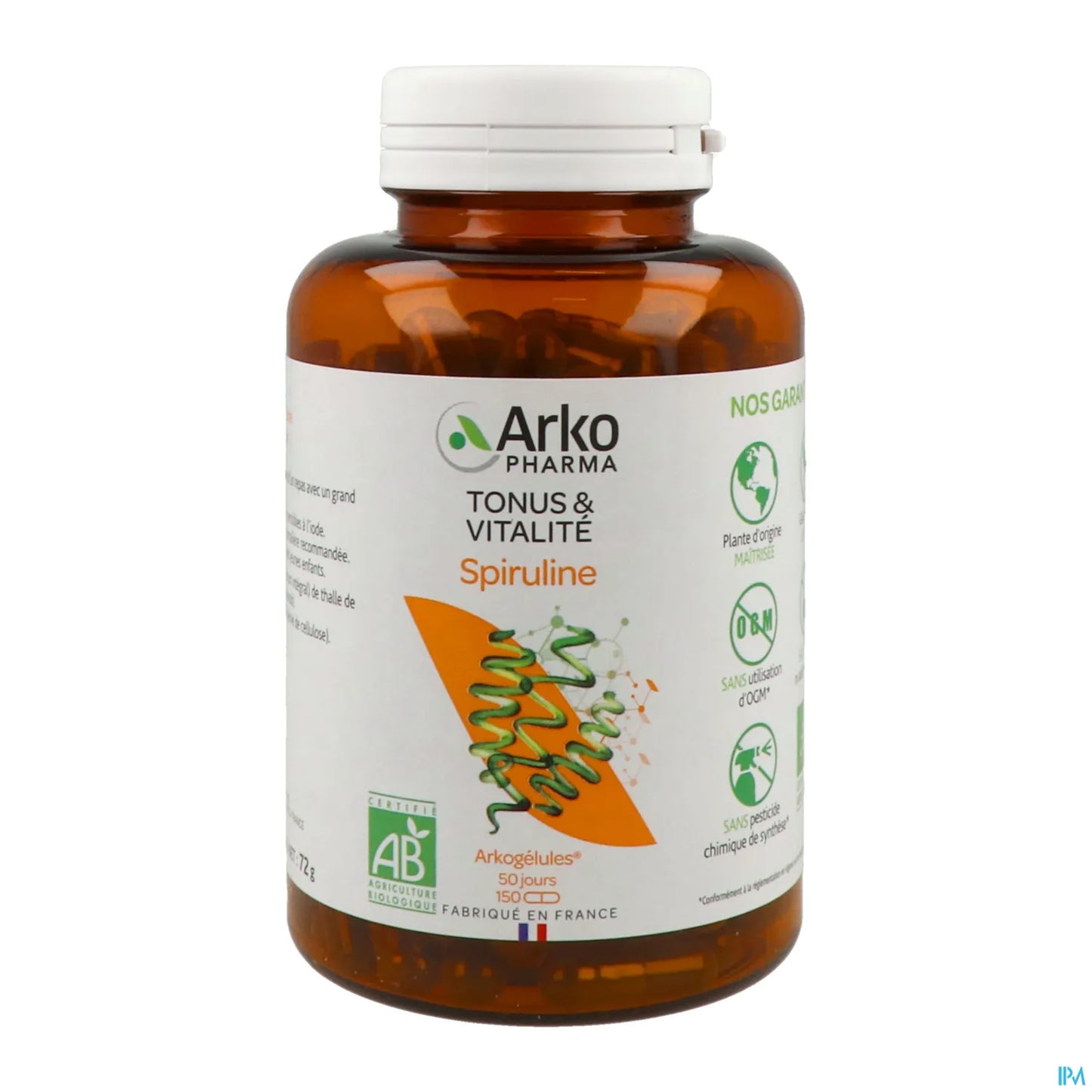Spiruline Bio 150 gélules