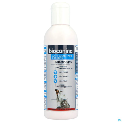 Shampooing Antiparasitaire Externe Tétraméthrine 200ml