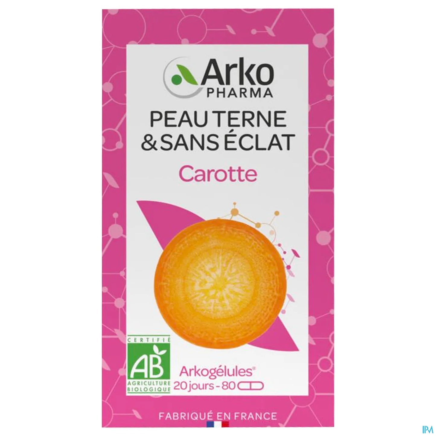 Arkogélules Carotte Bio 80 Gélules