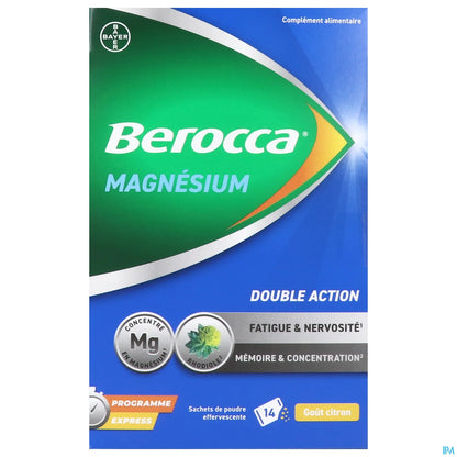 Magnesium 14 Sachets de Poudre Effervescente