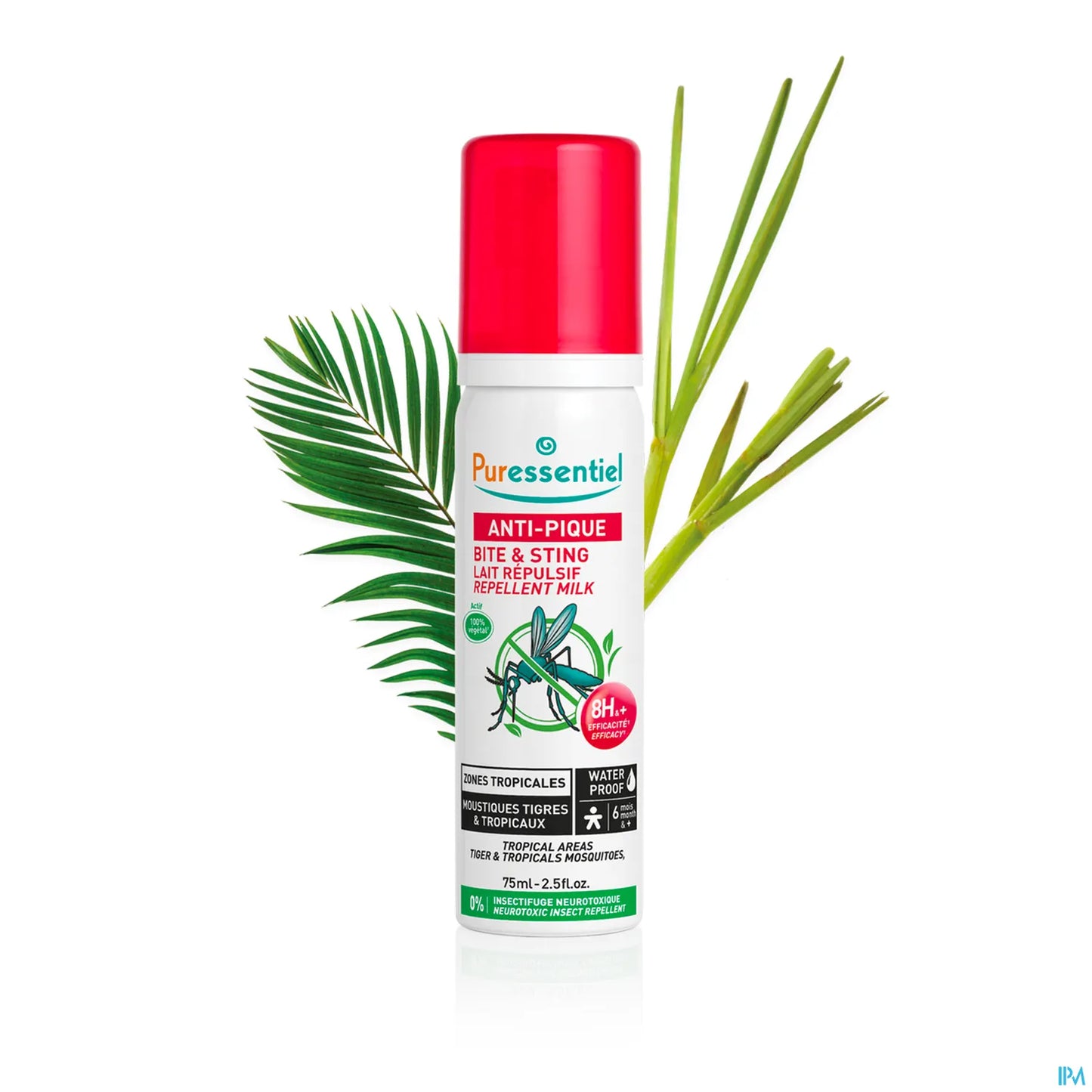 Anti-Pique Lait Répulsif Waterproof 75ml Zones Tropicales