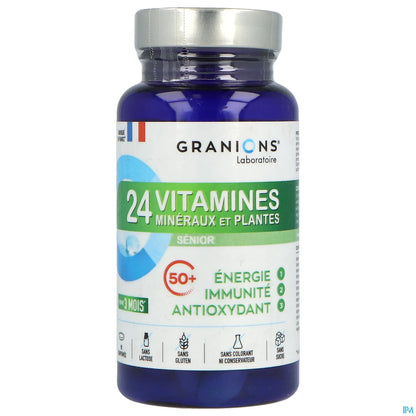 24 Vitamins, Minerals and Plants for Seniors 90 Tablets