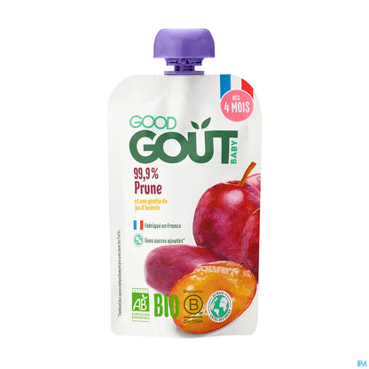 Purea di prugne biologica 120 g da 4 mesi