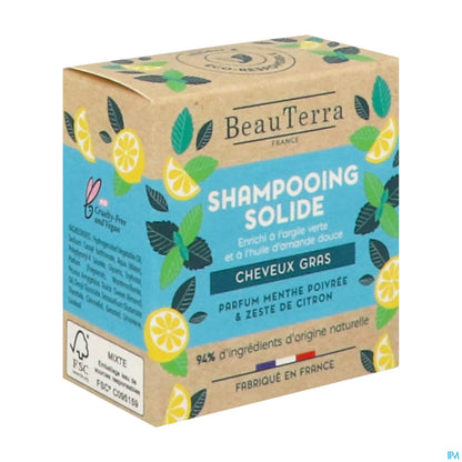 Solid Shampoo for Oily Hair 75g