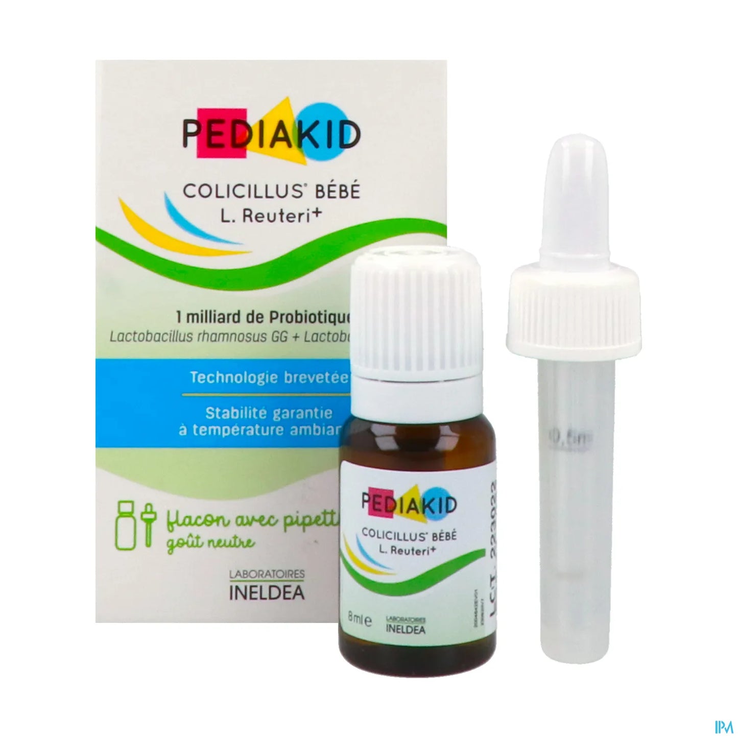 Ineldea Pediakid Colicillus Bébé L.Reuteri 8ML