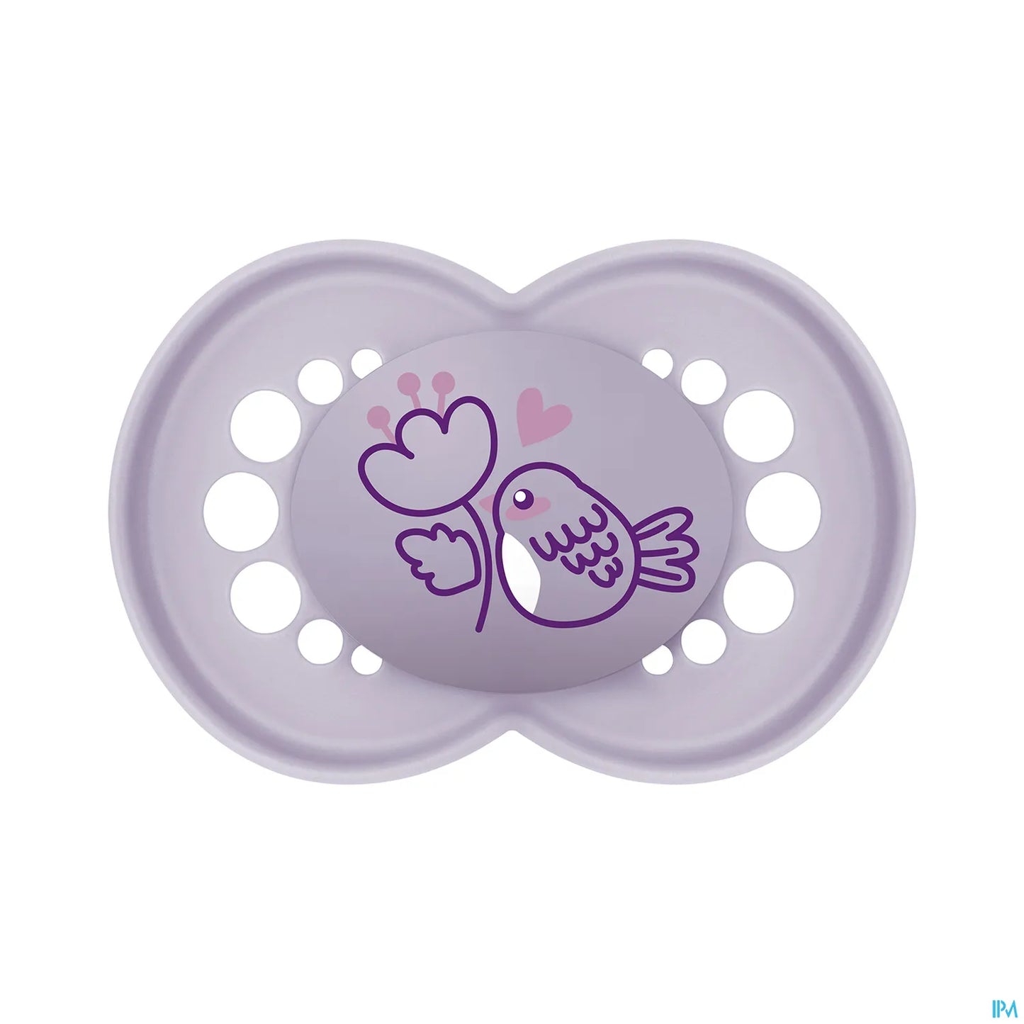 Anatomical Silicone Pacifier and Pacifier Clip Kit +6 Months