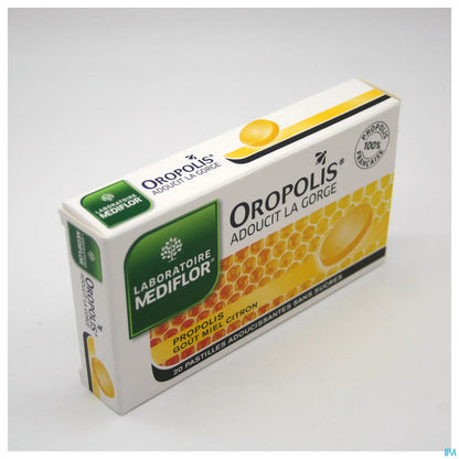 Pastiglie al miele e limone 20 pastiglie emollienti senza zucchero