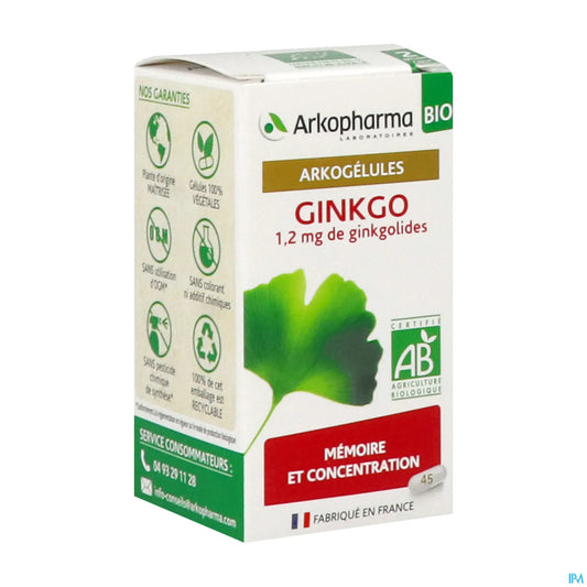 Arkogélules Bio Ginkgo 45 Capsule