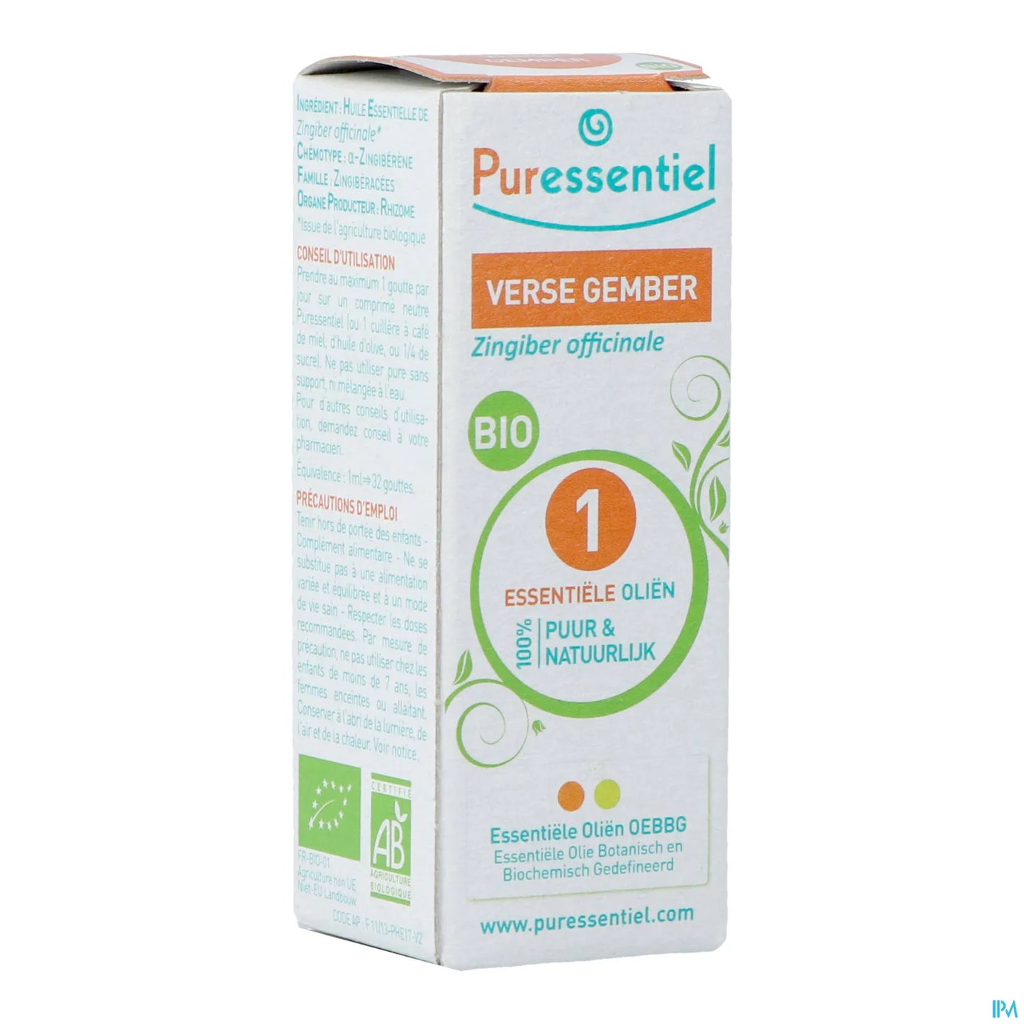 Huile Essentielle Gingembre Bio 5 mL