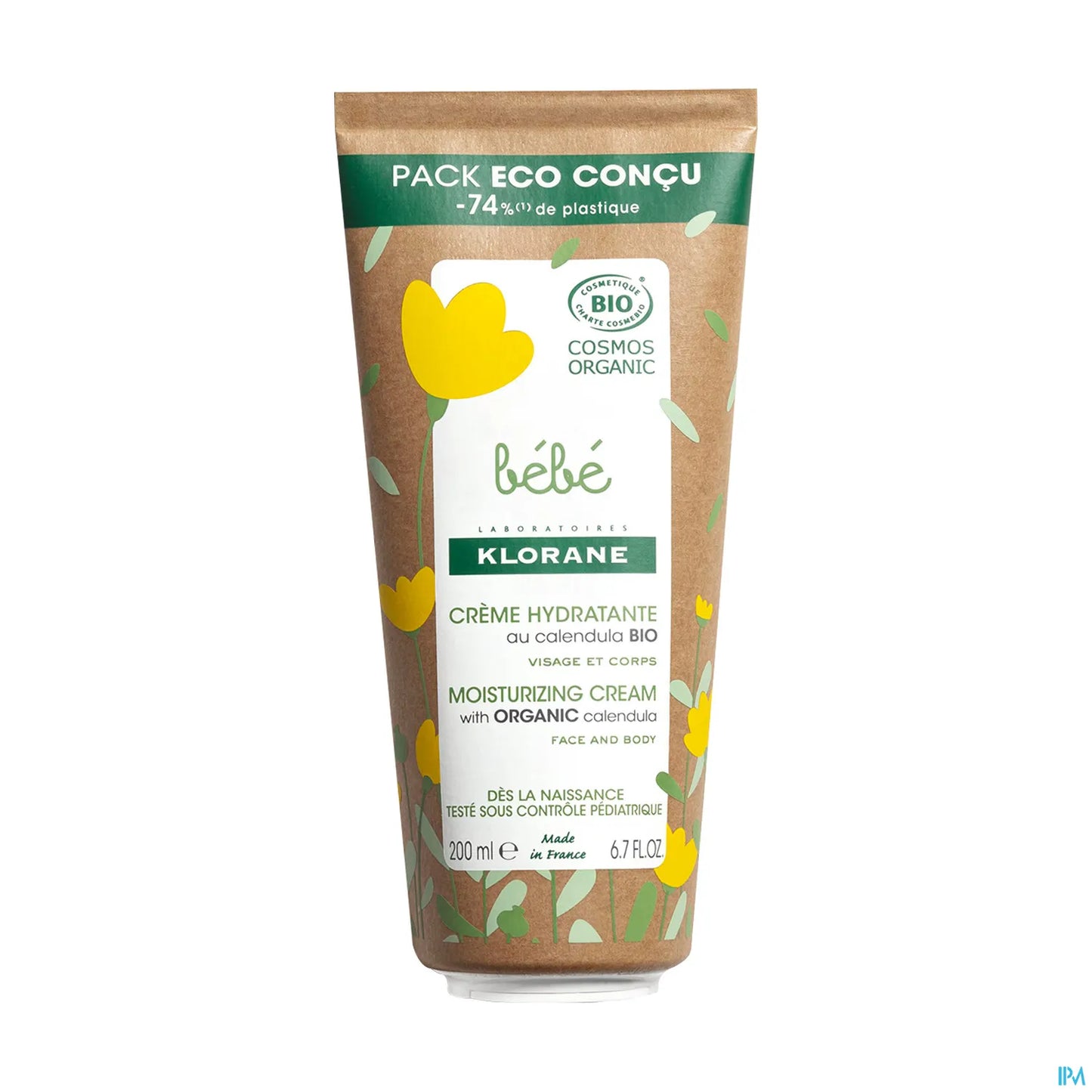 Bebe Crema Idratante alla Calendula Biologica per Viso e Corpo 200ML
