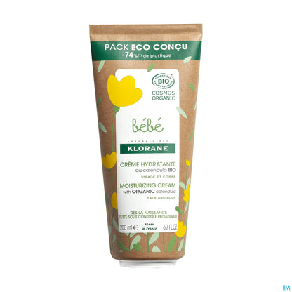 Bebe Crema Idratante alla Calendula Biologica per Viso e Corpo 200ML