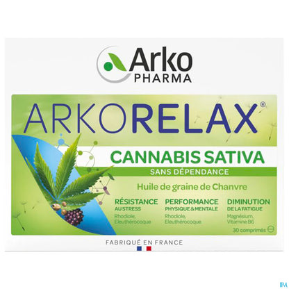 Arkorelax Cannabis Sativa 30 Compresse Deglutibili