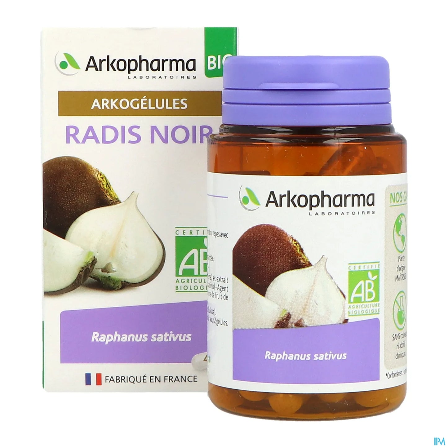 Arkogélules Bio Ravanello Nero - Scatola da 40 Capsule