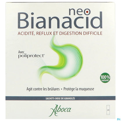 Neo Bianacid Reflux And Difficult Digestion 20 Sachets