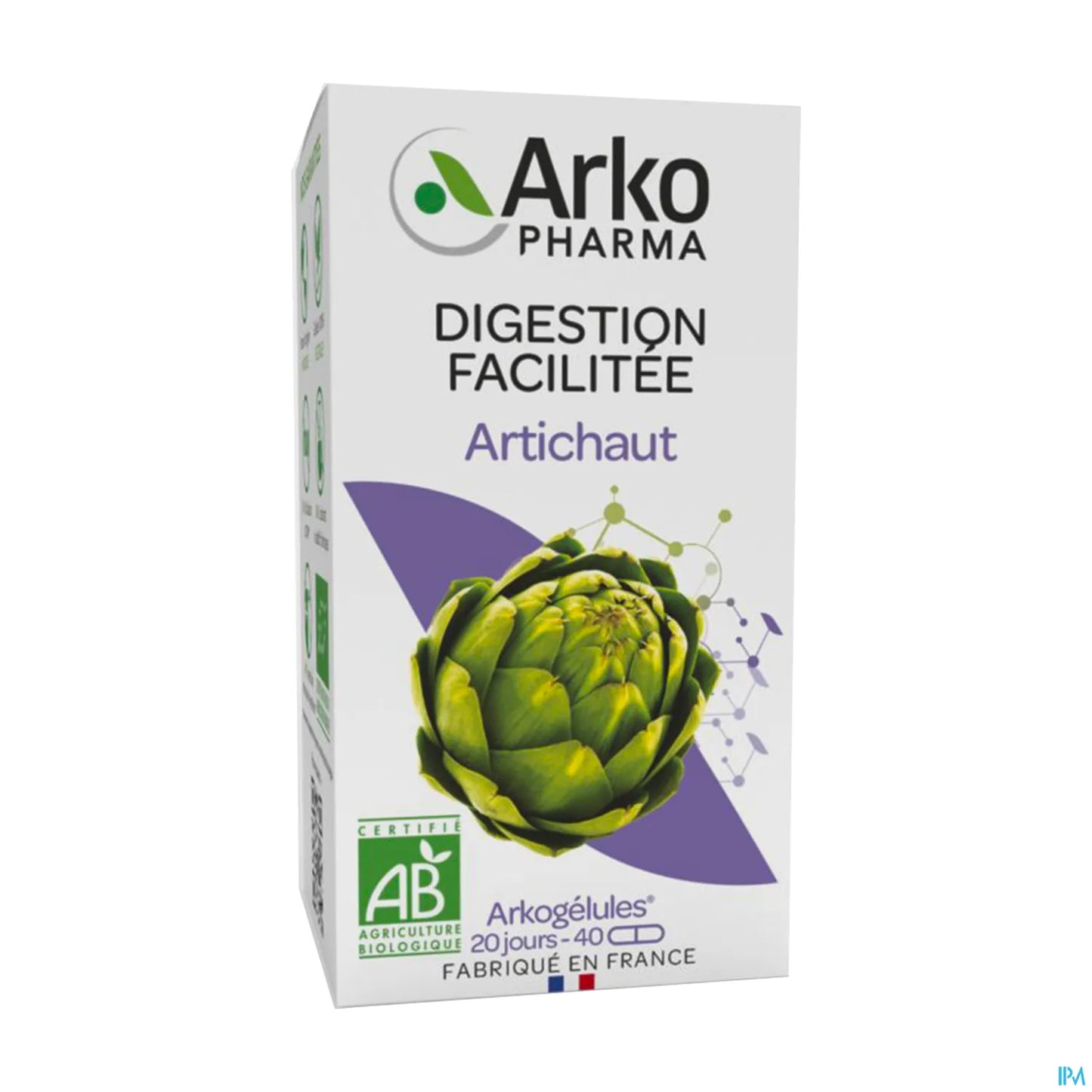 Arkogelules Artichaut Bio 40 Capsules