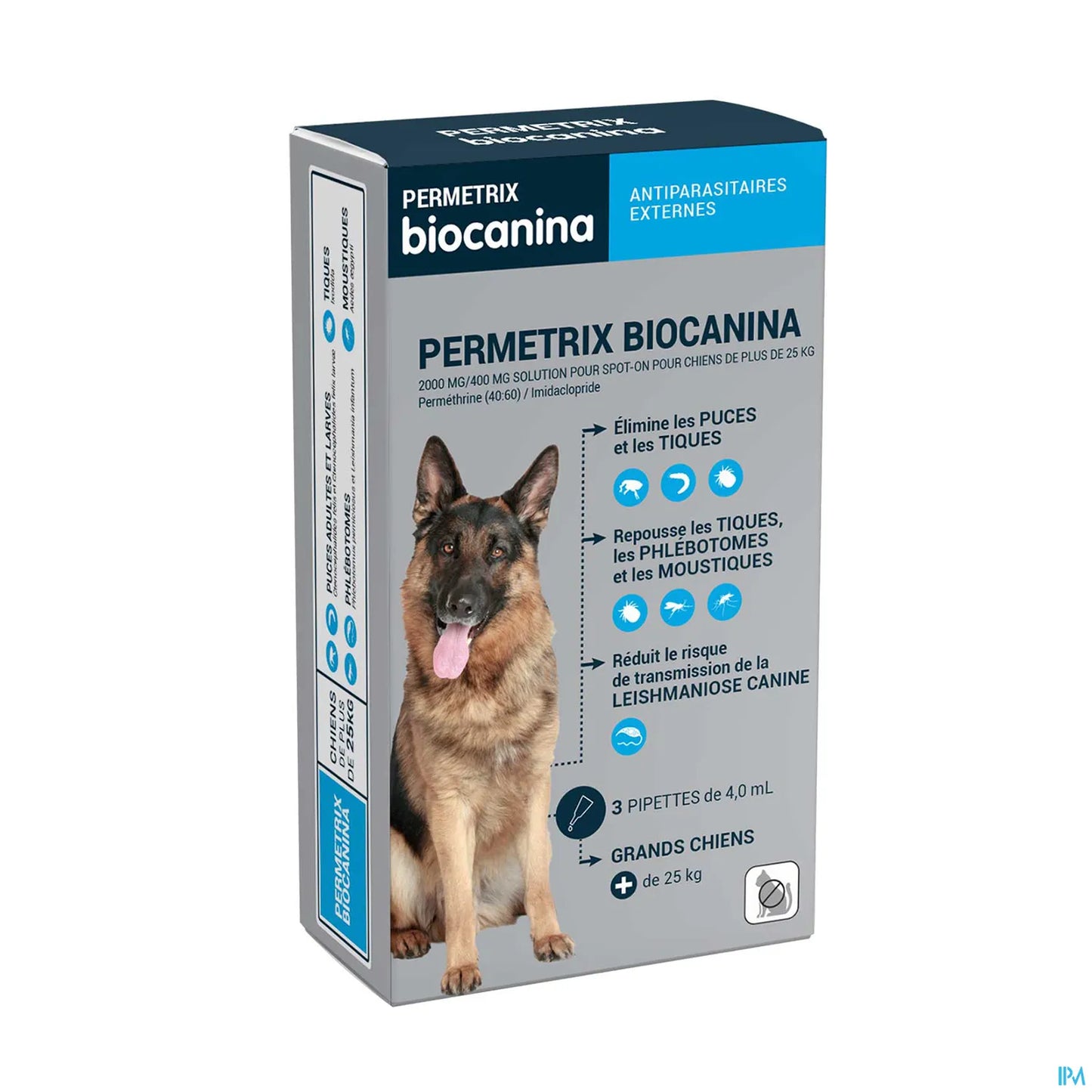 Permetrix Large Dogs 3 Pipettes of 4ml