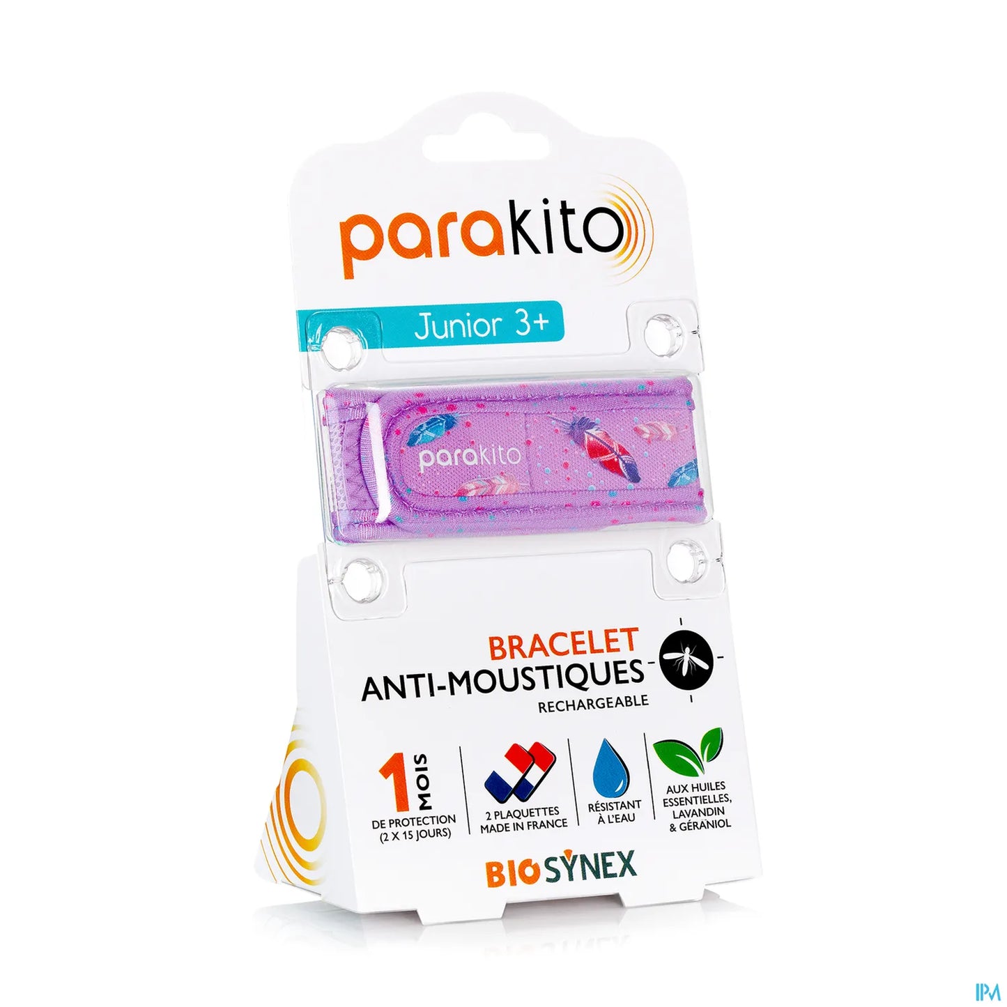 Junior Plume Bracelet Anti-Moustiques Rechargeable Enfant