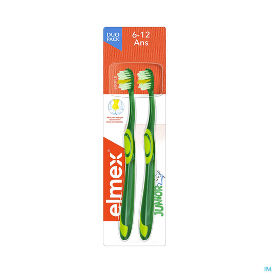 Junior 6 à 12 Ans Duopack 2 Brosses à Dents Souples