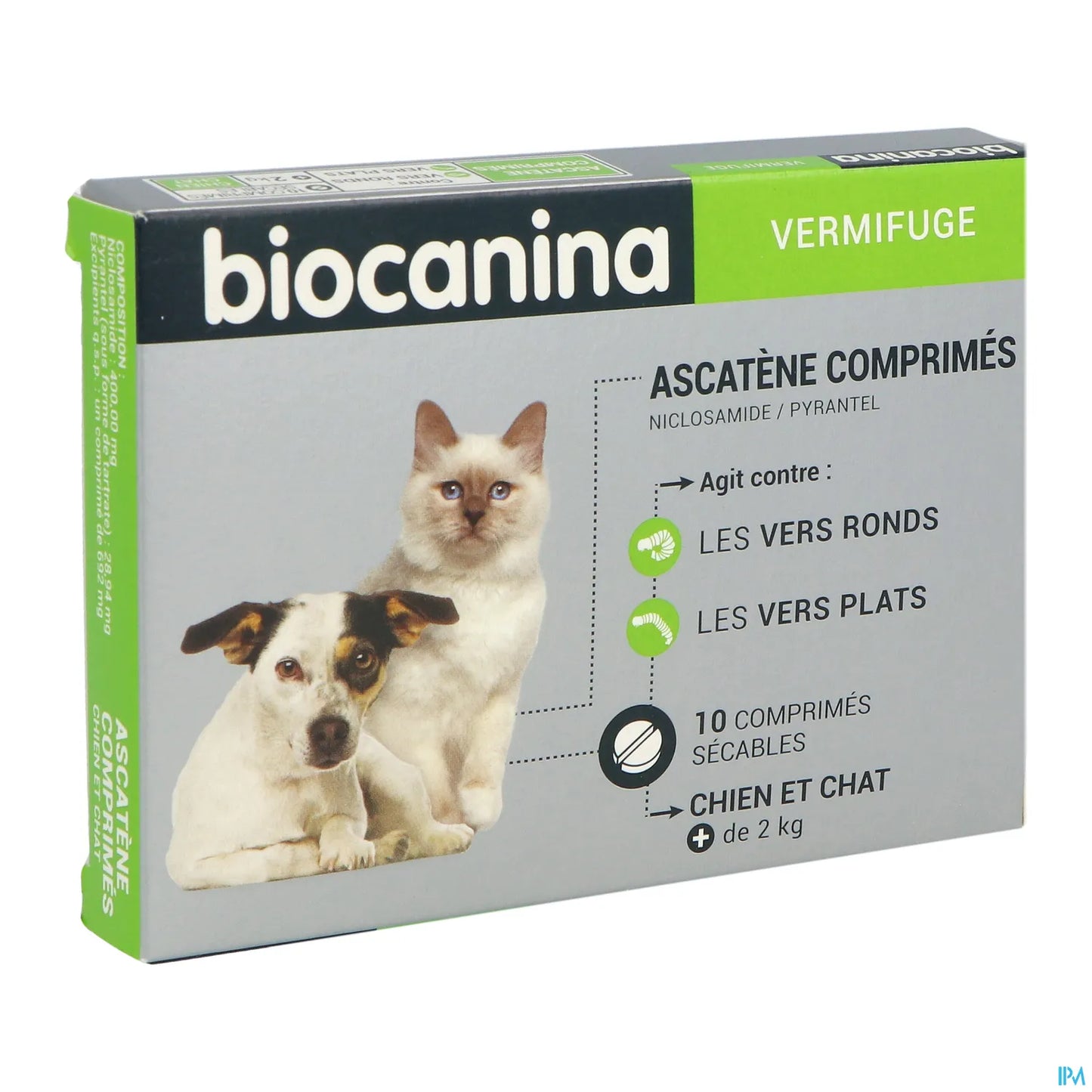Ascatene 10 Compresse Vermifughe per Cani e Gatti