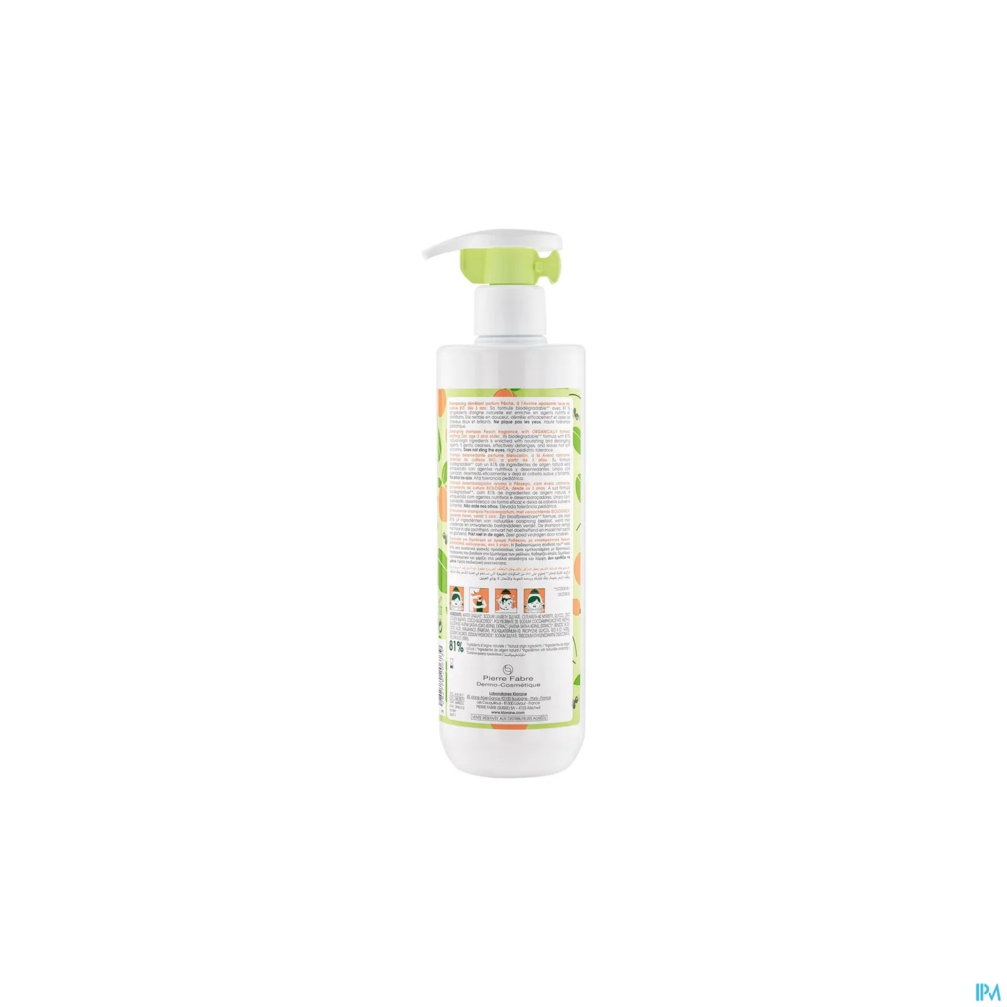 Junior Peach Detangling Shampoo 500ml