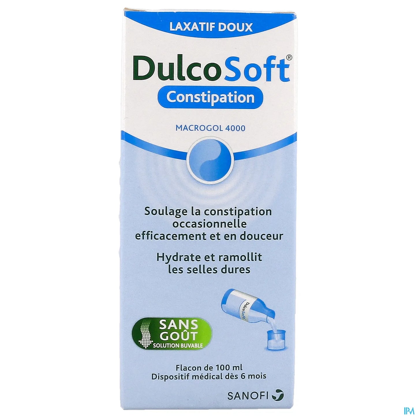 Sanofi Dulcosoft Constipation Laxatif Doux Solution Buvable 100ml