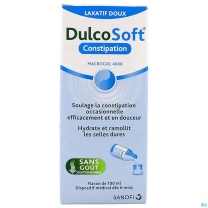 Sanofi Dulcosoft Constipation Laxatif Doux Solution Buvable 100ml