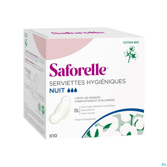 Coton Protect Night Sanitary Towels x10