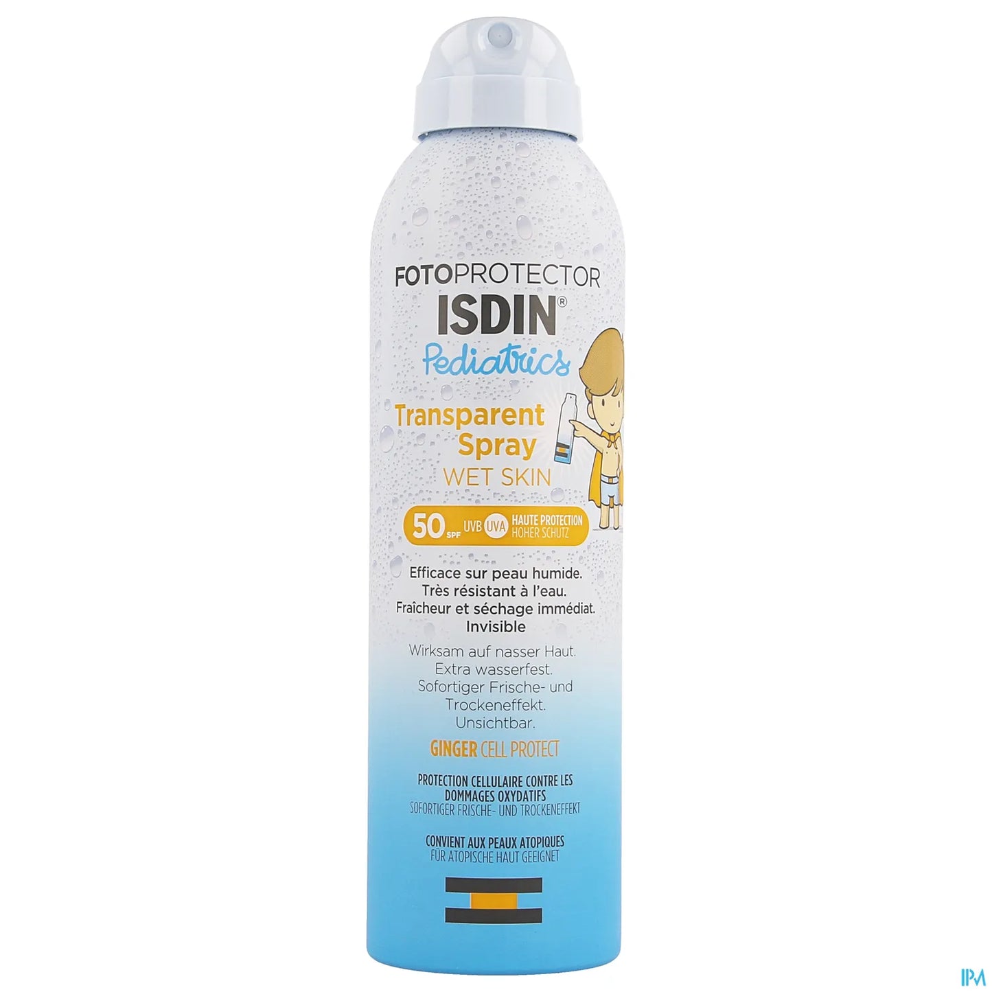 Fotoprotector Pediatrics Transparent Spray Wet Skin SPF50+ 250ml