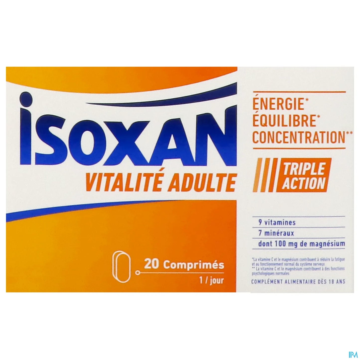 Vitalité Adulte 20 Comprimés
