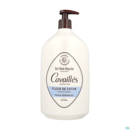 Rogé Cavaillès Gel Bain et Douche Fleur de Coton Peaux Sensibles 1L