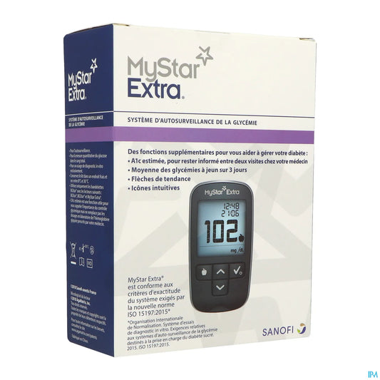 Sanofi MyStar Extra Kit Lecteur de Glycémie