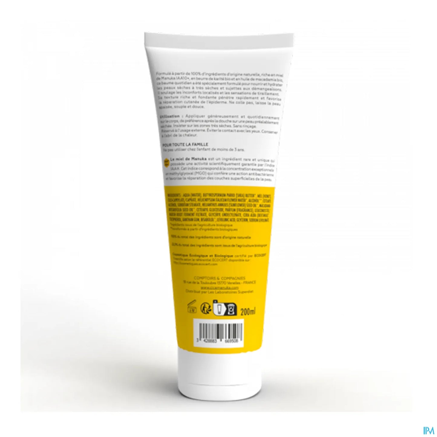 Balsamo corpo riparatore al miele di Manuka IAA10+ 200 ml