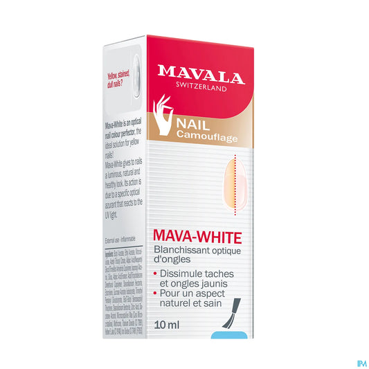 Sbiancante per unghie Mava-White 10ml
