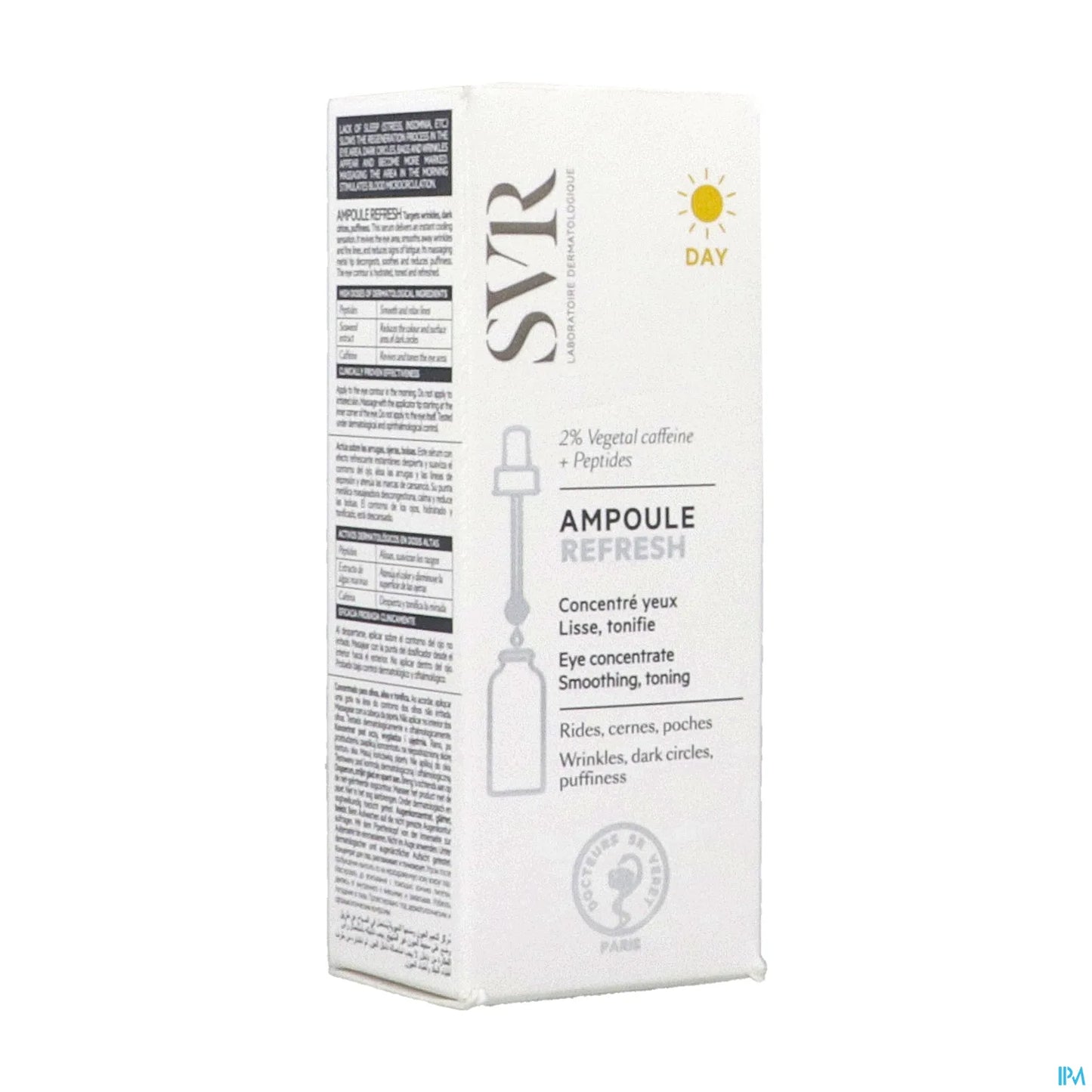 Ampoule Refresh Yeux Sérum Concentré Hydratant 15ml