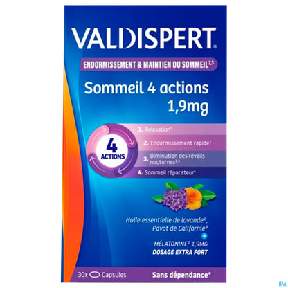 Sommeil Rapide Extra Fort 1,9 mg Lot de 2 x 40 Comprimés