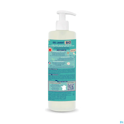 Gel detergente biologico per corpo, viso e capelli 400 ml