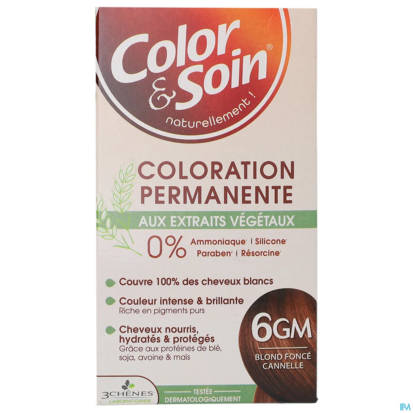 3 Chênes Color &amp; Care Biondo Scuro Cannella 60ml