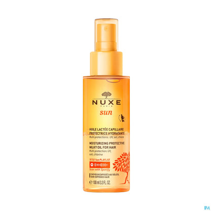 Sun Huile Lactée Capillaire Protectrice Hydratante 100ml