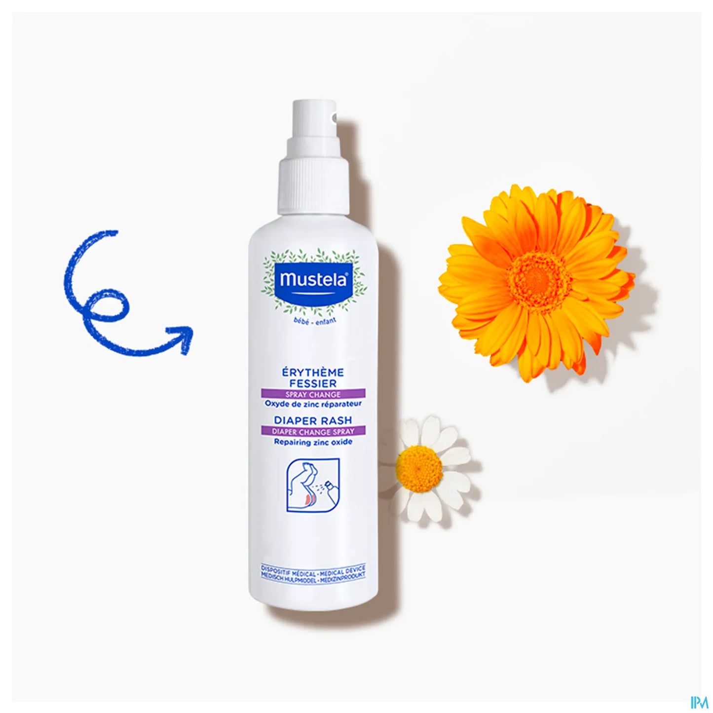 Spray per irritazione da pannolino 75 ml