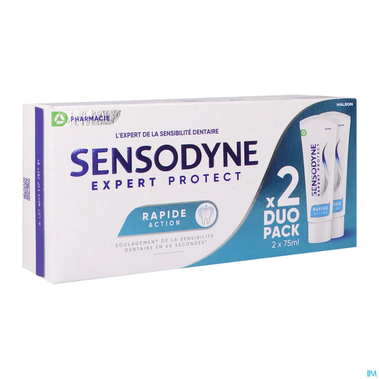 Dentifricio ad azione rapida 2 x 75 ml
