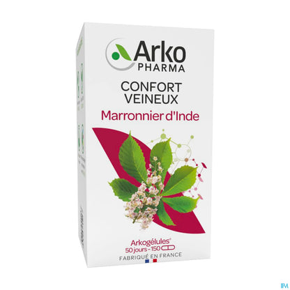 Arkogélules Horse Chestnut 1125mg Seed 45 Capsules