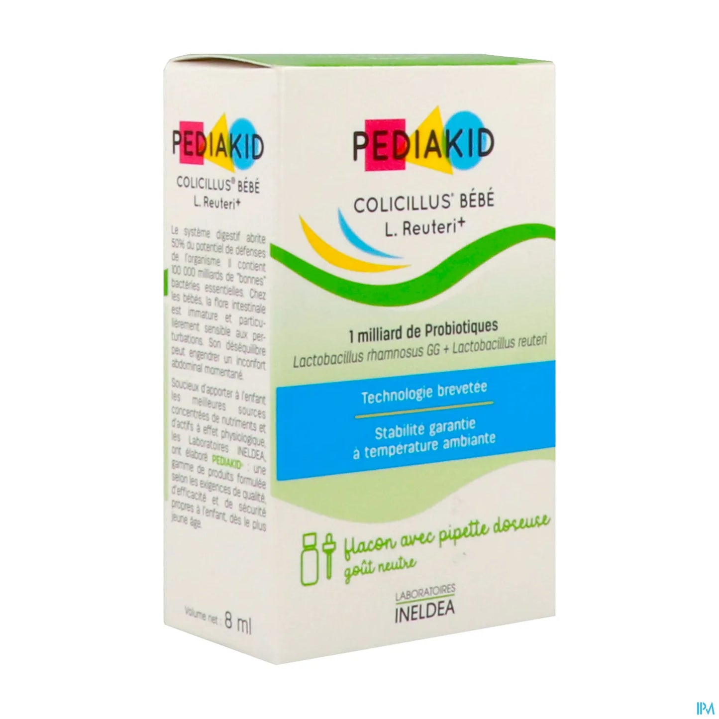 Ineldea Pediakid Colicillus Bébé L.Reuteri 8ML