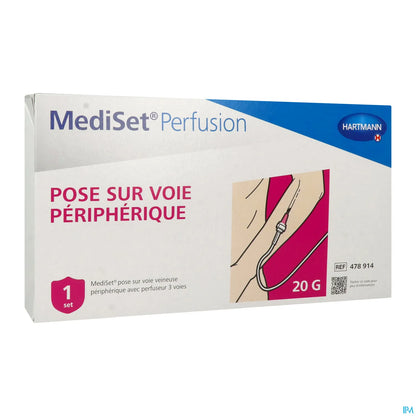 Set per infusione periferica Mediset di Paul Hartmann con catetere da 20 G